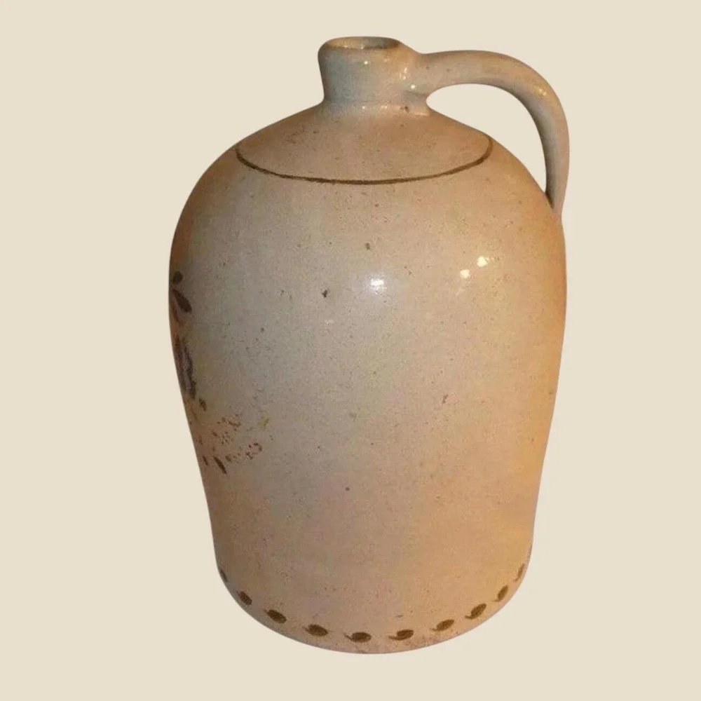 Antique E.S. & B NEW BRIGHTON, PA Stoneware 3 Gallon CROCK JUG‎